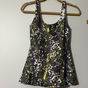 Patterned Women's Workout Top